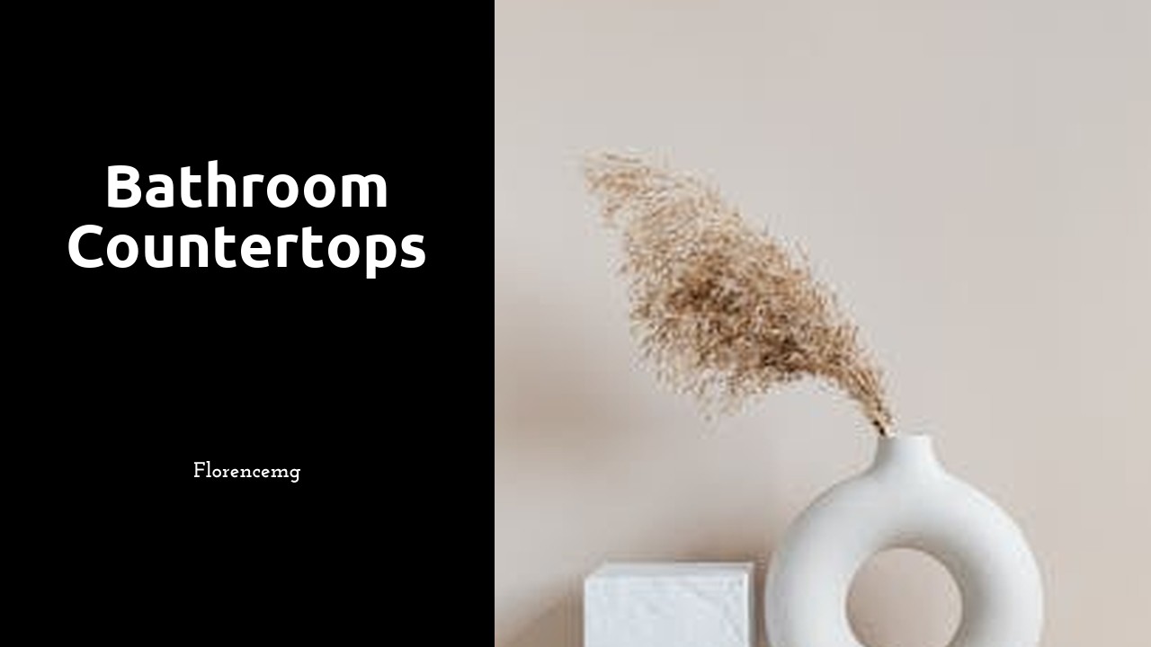 Bathroom countertops